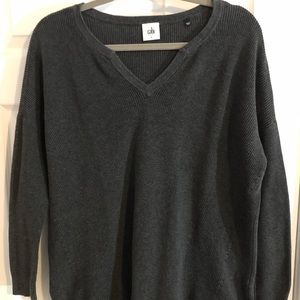 Cabi gray v neck sweater